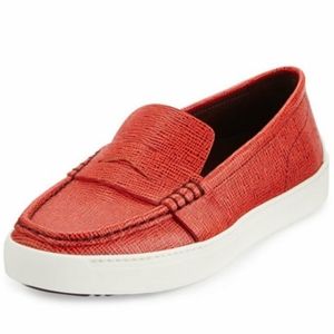 Rag & Bone Red Colby leather loafers 8.5